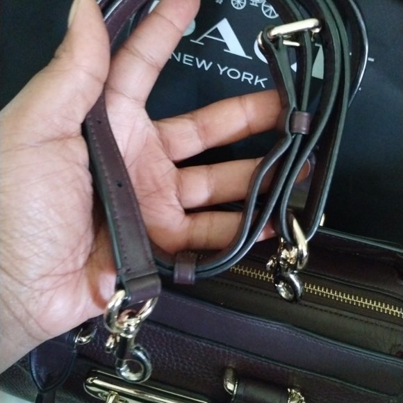 Leather Coach bag - Picture 2 of 7